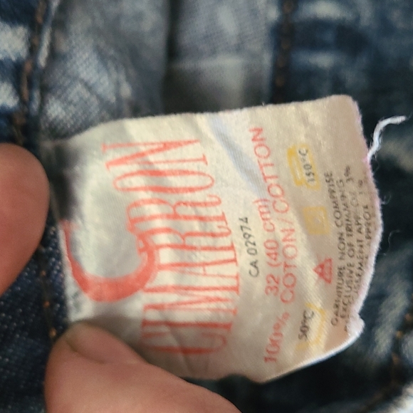 Cimarron Acid Wash Denim Skirt (S) - Picture 5 of 7